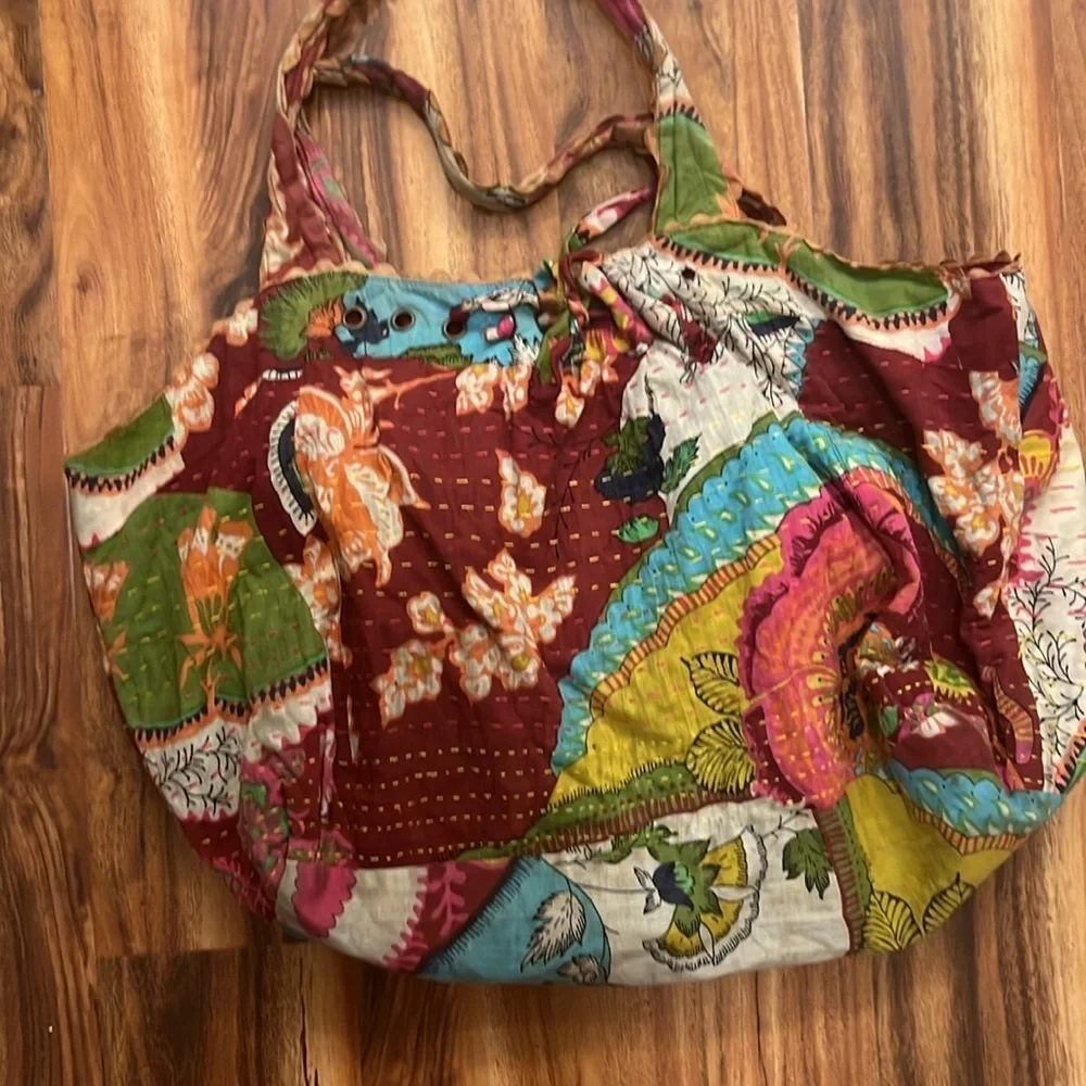 Tribal hippie hobo bag - Size 20 x 12 - Cloth
